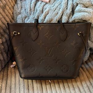 Louis Vuitton Empreinte Monogram Giant Neverfull MM Black